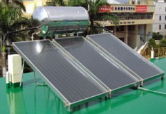 太阳能热水系统的两种分类图
