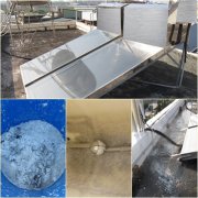 云南平板太阳能热水器清洗过程图解